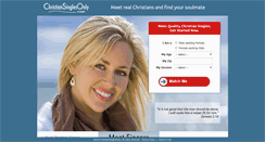 Desktop Screenshot of christiansinglesonly.com